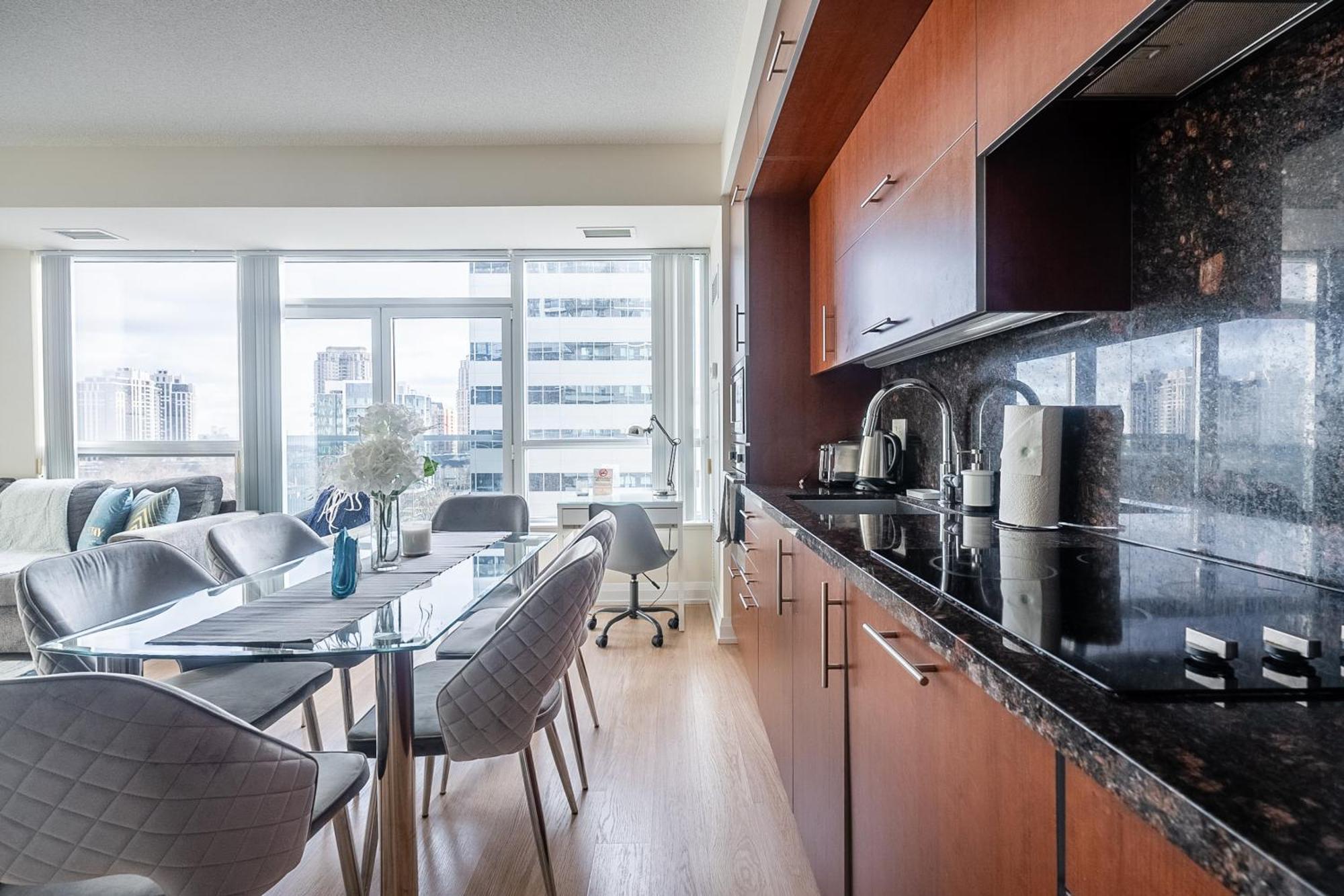 Globalstay Modern Apartments In North York Skyscraper Toronto Buitenkant foto