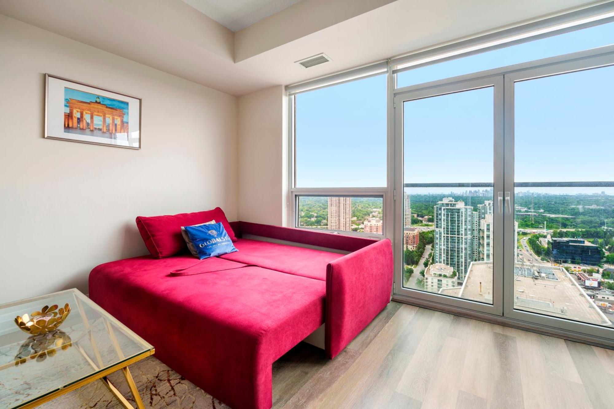 Globalstay Modern Apartments In North York Skyscraper Toronto Buitenkant foto